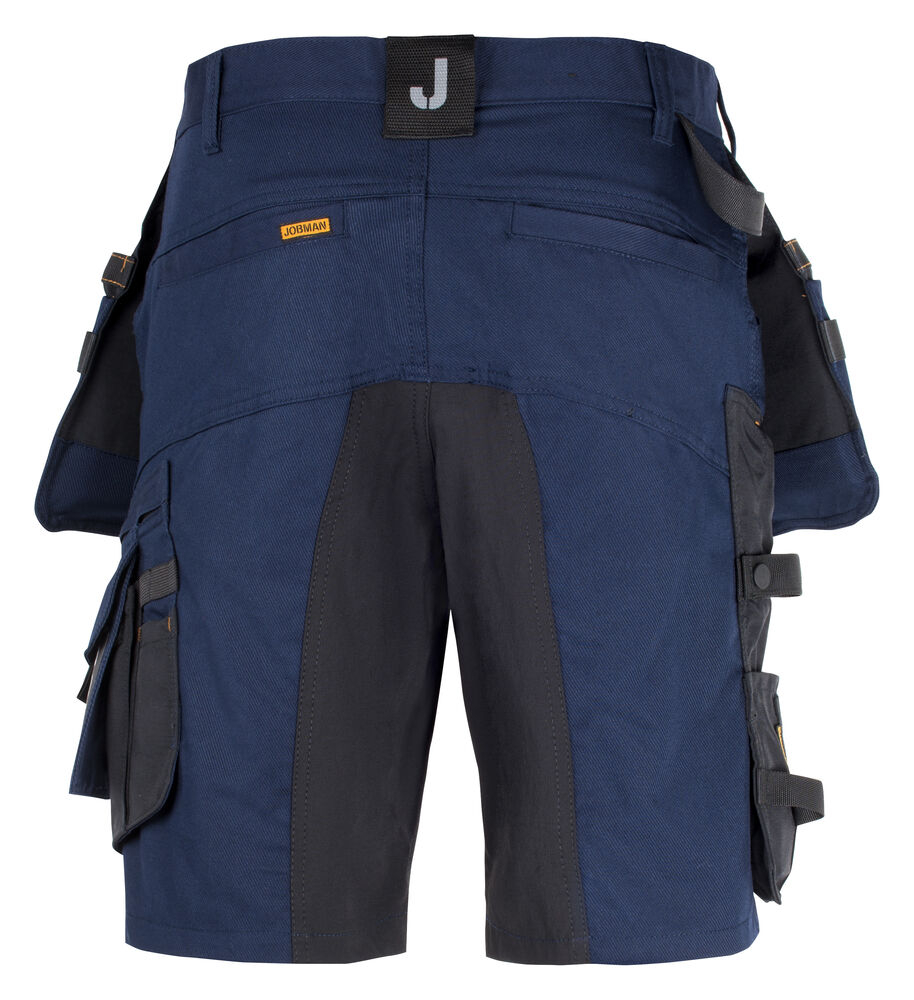Jobman - 2168 Stretch Shorts HP Navy/Zwart C44