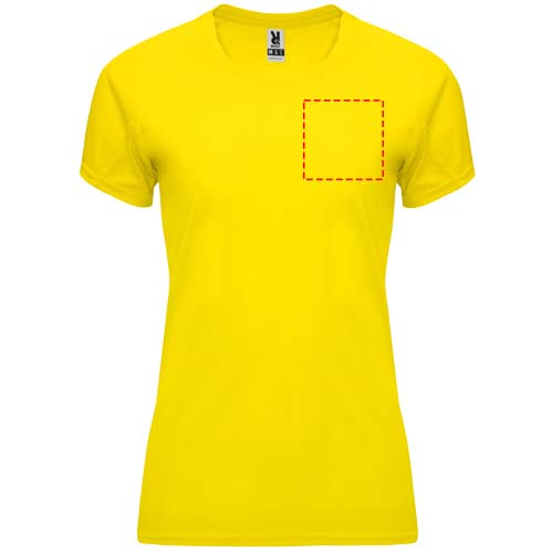 Bahrain 135 g/m² sportshirt met korte mouwen voor dames