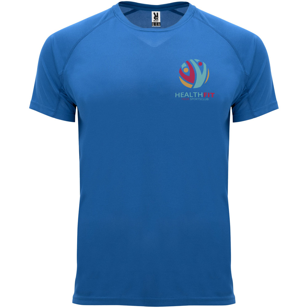 Bahrain 135 g/m² sportshirt met korte mouwen voor heren