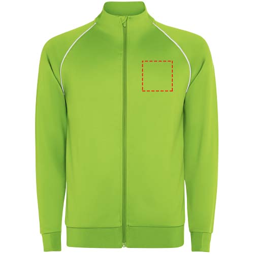 Valier herensweatshirt met doorlopende rits