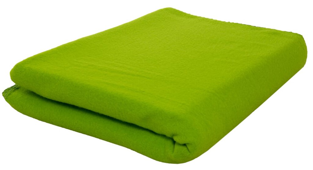 Nilton's Fleeceplaid 150x120 cm, 250 gr/m² - Groen (PMS 7488c) / Groen