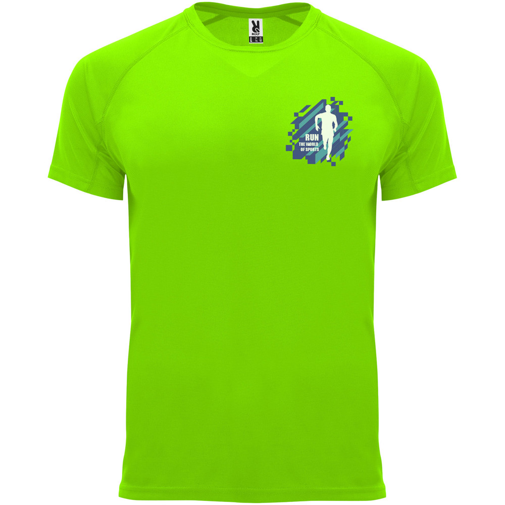 Bahrain 135 g/m² sportshirt met korte mouwen voor heren
