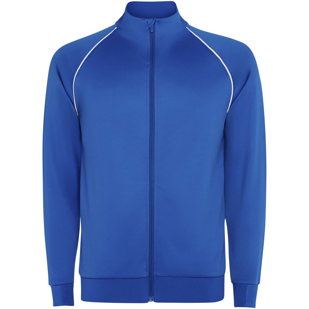 Valier herensweatshirt met doorlopende rits - Koningsblauw