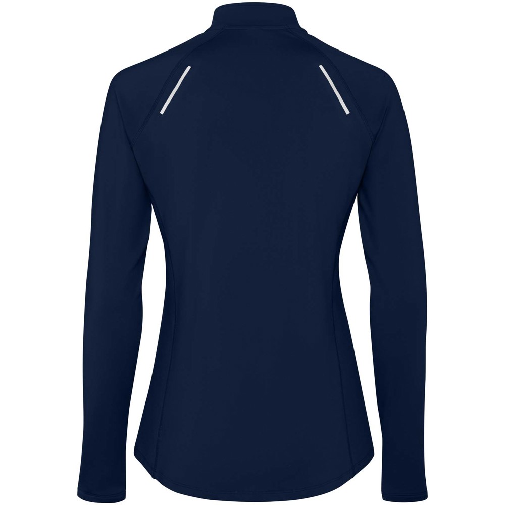 Estambul 200 g/m² damessweater met lange mouwen en halve rits