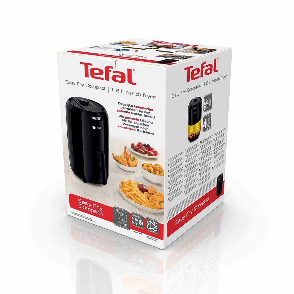 Tefal Easy Fry Compact- Zwart