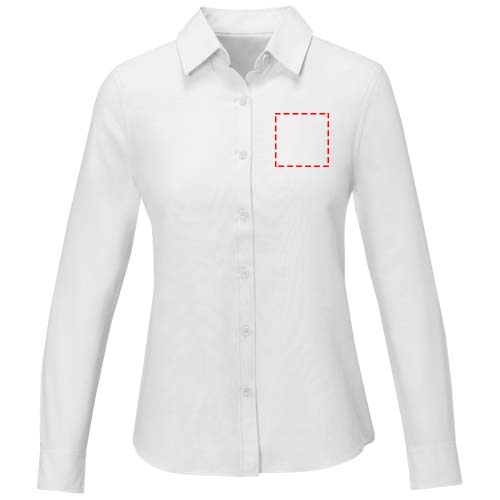 Pollux 130 g/m² damesoverhemd met lange mouwen