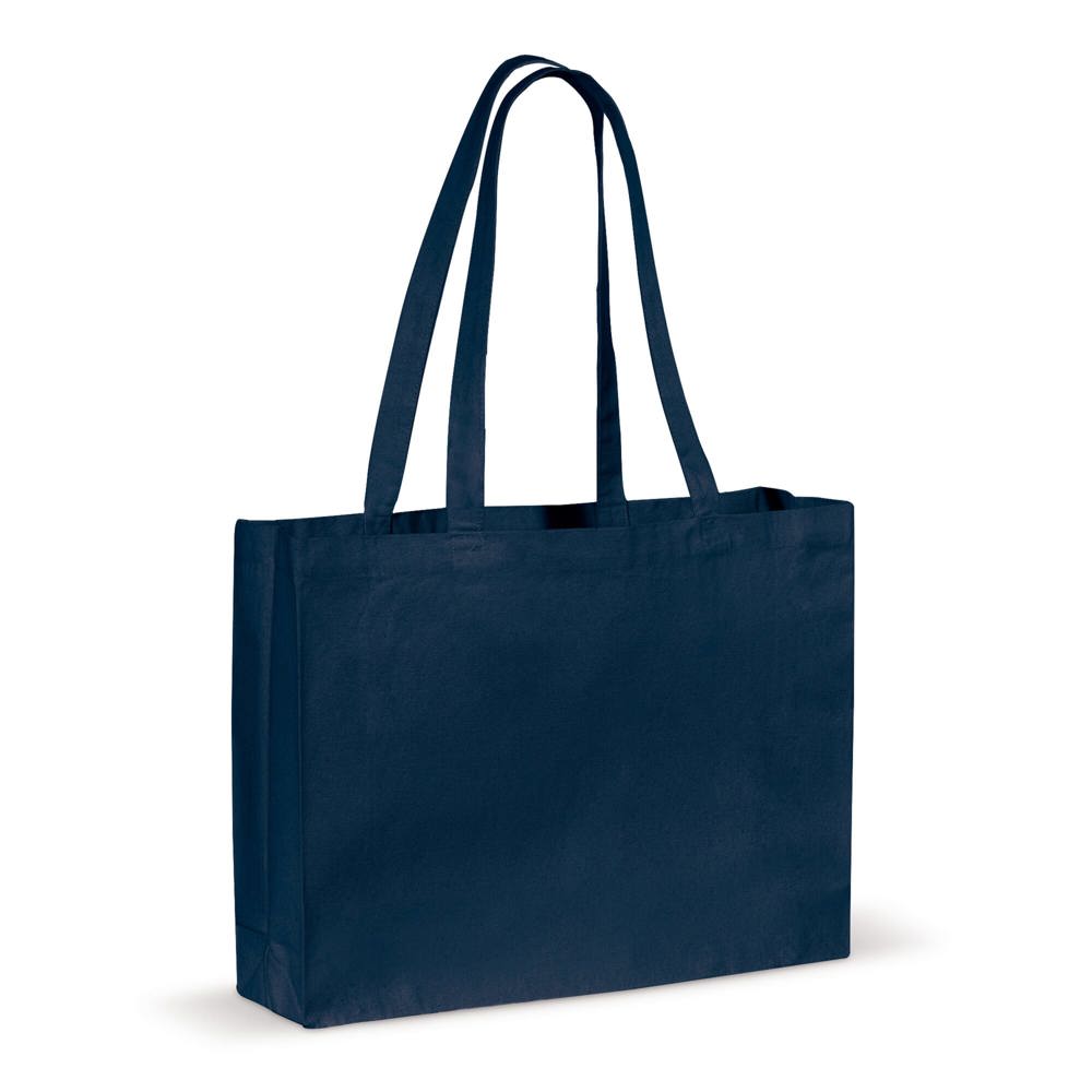 Schoudertas canvas OEKO-TEX® 270g/m² 45x10x33cm - Donkerblauw