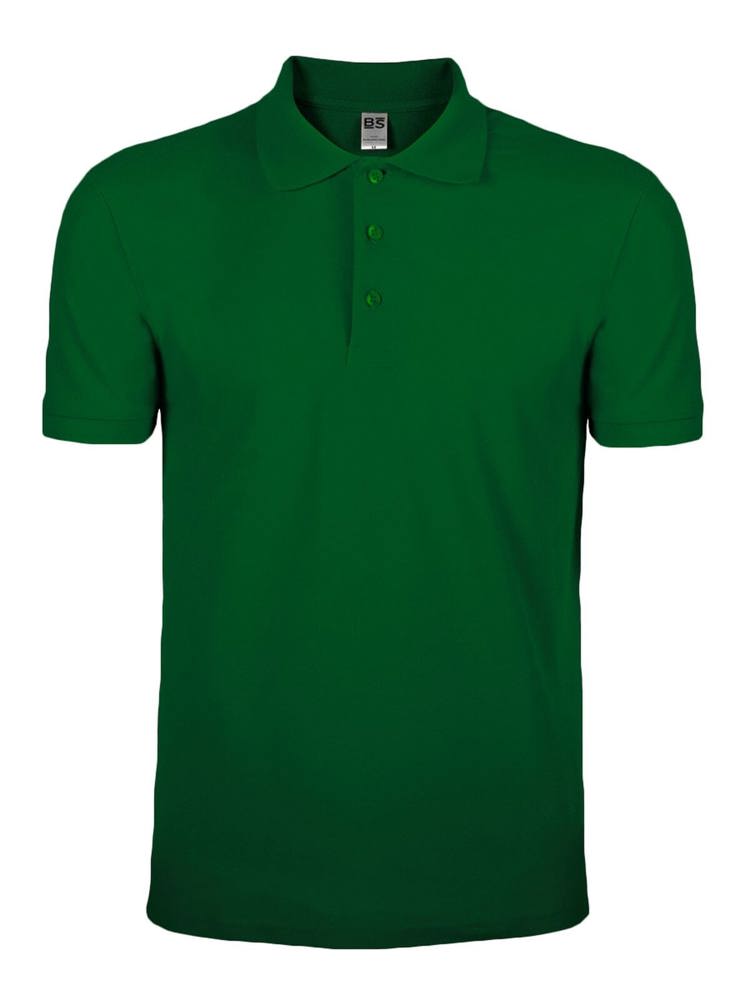 BS Evolution polo, 180 gr/m² - Flessengroen (PMS 2411C)