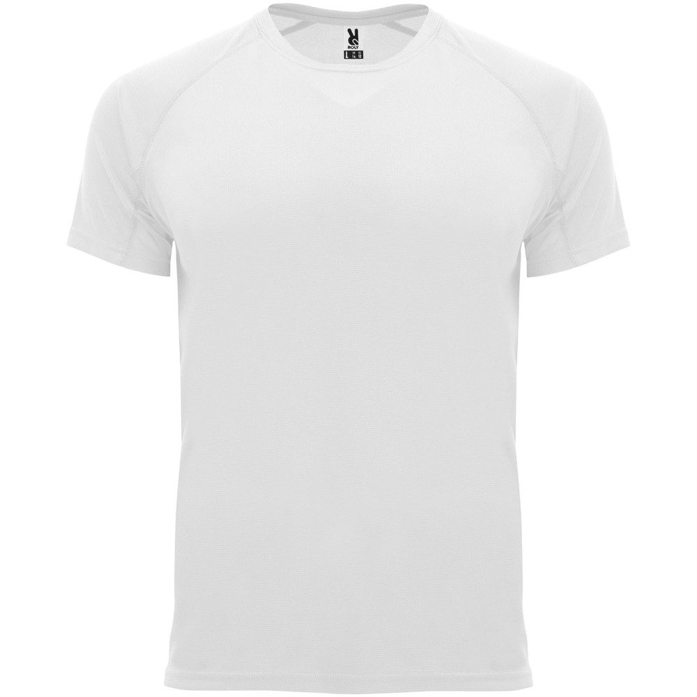 Bahrain 135 g/m² sportshirt met korte mouwen voor kinderen - Wit