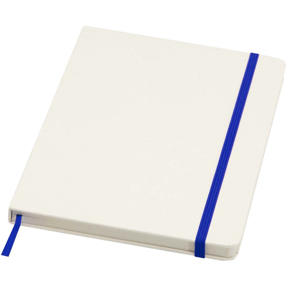 Bass A5 gerecycled notitieboek met gelinieerde pagina's - Koningsblauw