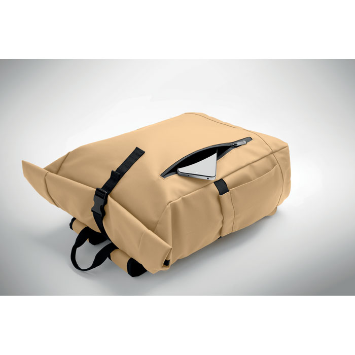 BANGKOK ROLL - Rolltop laptop rugzak 600D