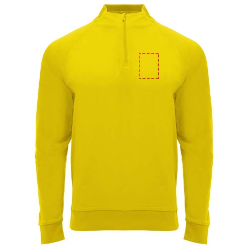 Epiro 200 g/m² unisex sweatshirt met lange mouwen en kwartrits