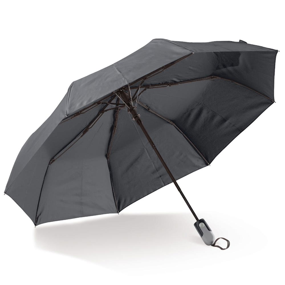 Opvouwbare 22” paraplu auto open - Zwart