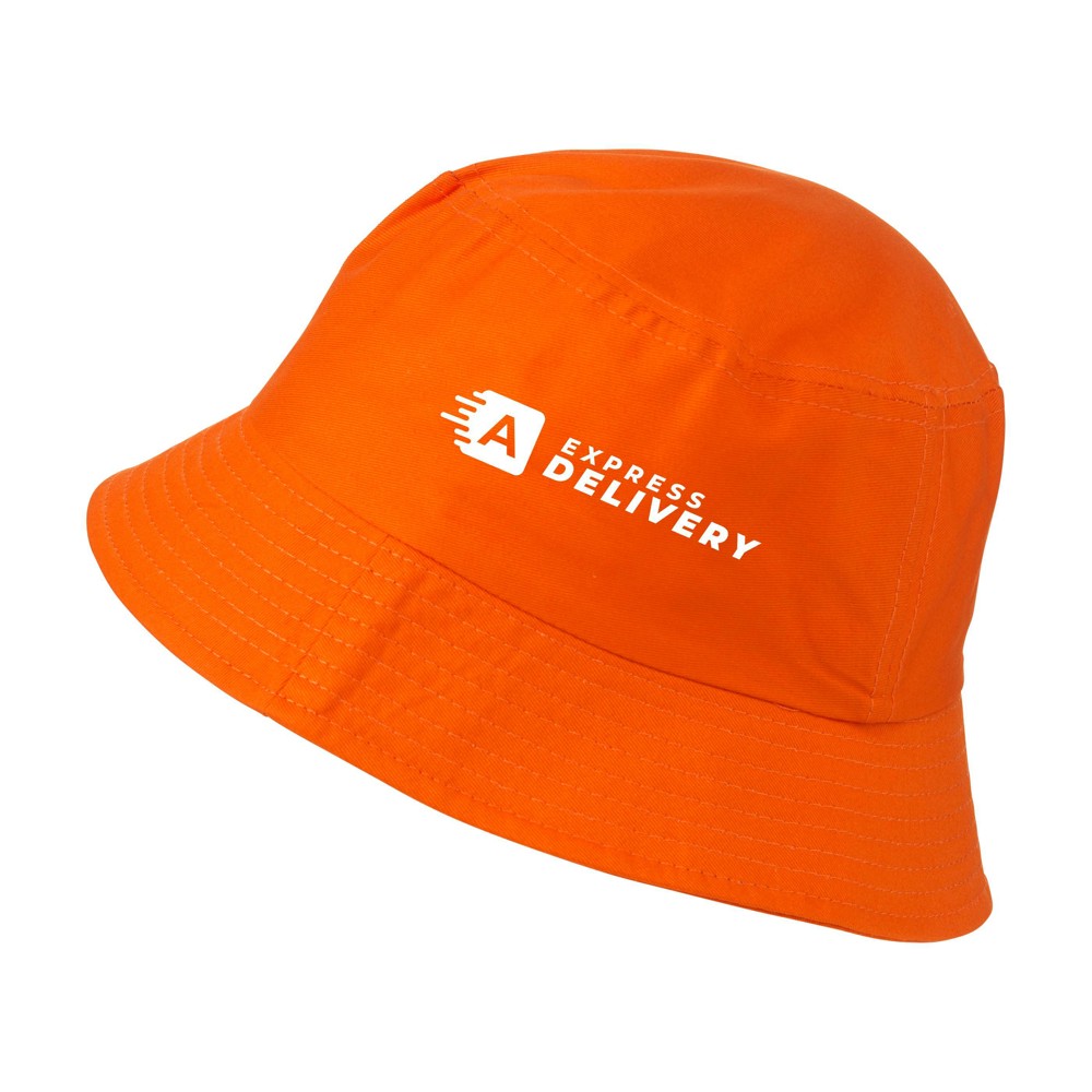 Champion Cotton Bucket Hat hoed - oranje (± PMS 021C)