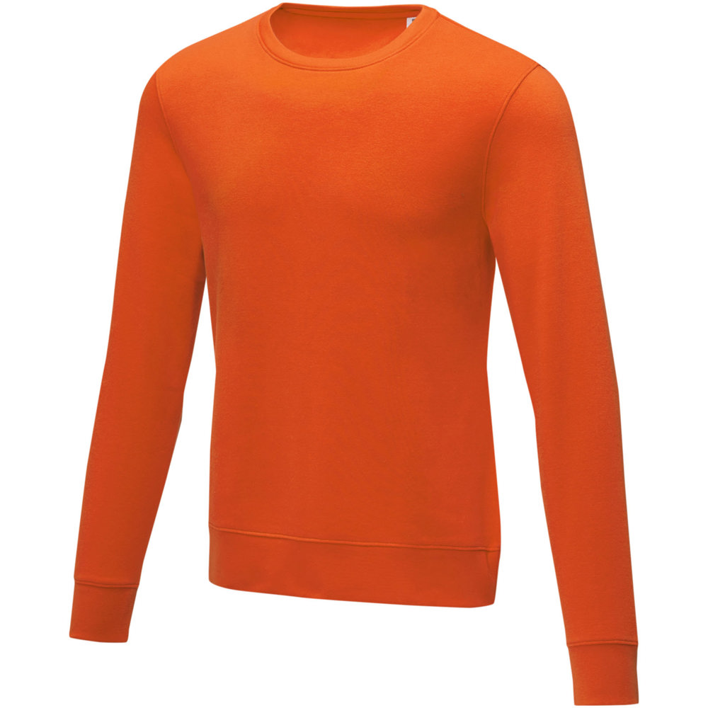 Charon 240 g/m² heren sweater met crewneck - Oranje