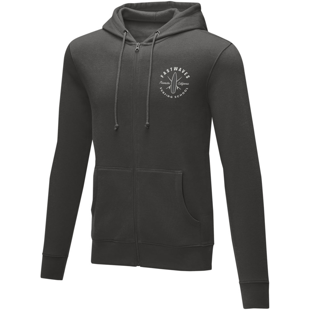 Charon 240 g/m² heren hoodie met ritssluiting