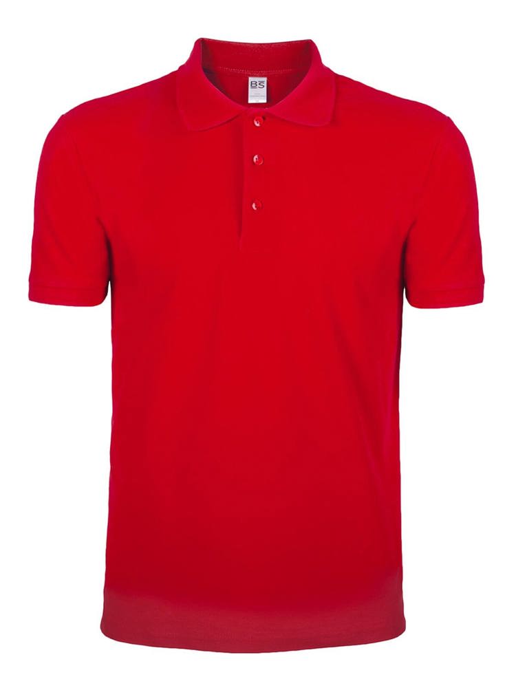 BS Evolution polo, 180 gr/m² - Rood (PMS 186c)