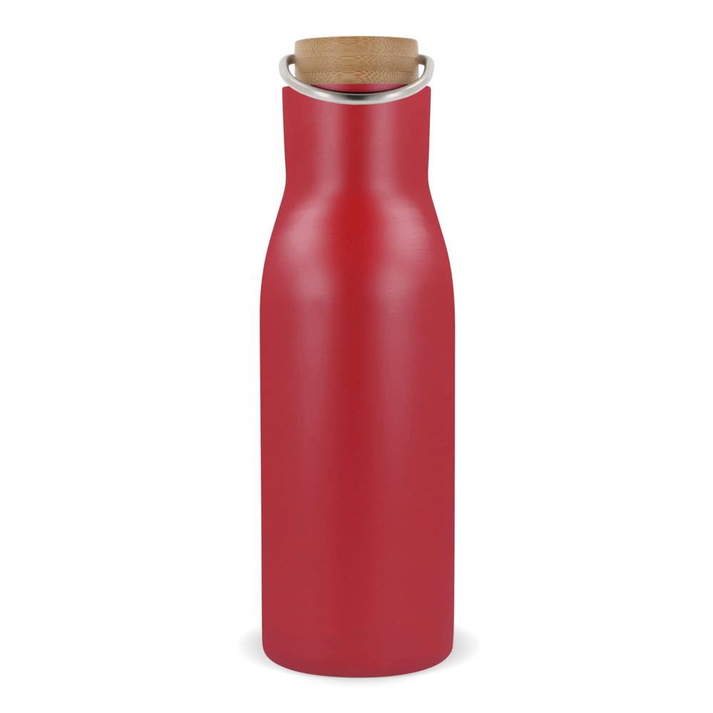 Thermo fles met bamboe deksel 500ml