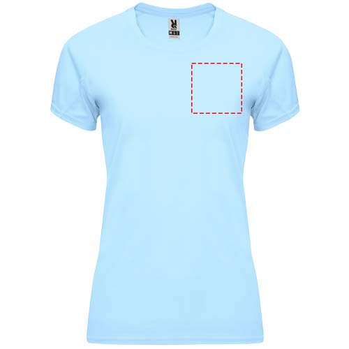 Bahrain 135 g/m² sportshirt met korte mouwen voor dames