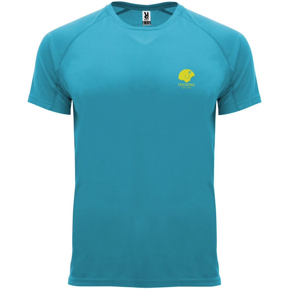Bahrain 135 g/m² sportshirt met korte mouwen voor kinderen