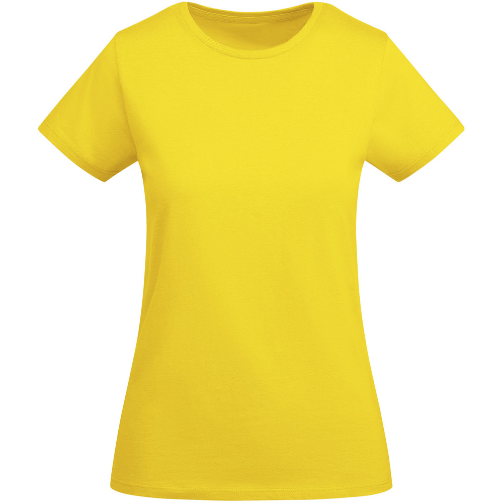 Breda 175 g/m² biologisch katoenen dames T-shirt met korte mouwen - Geel
