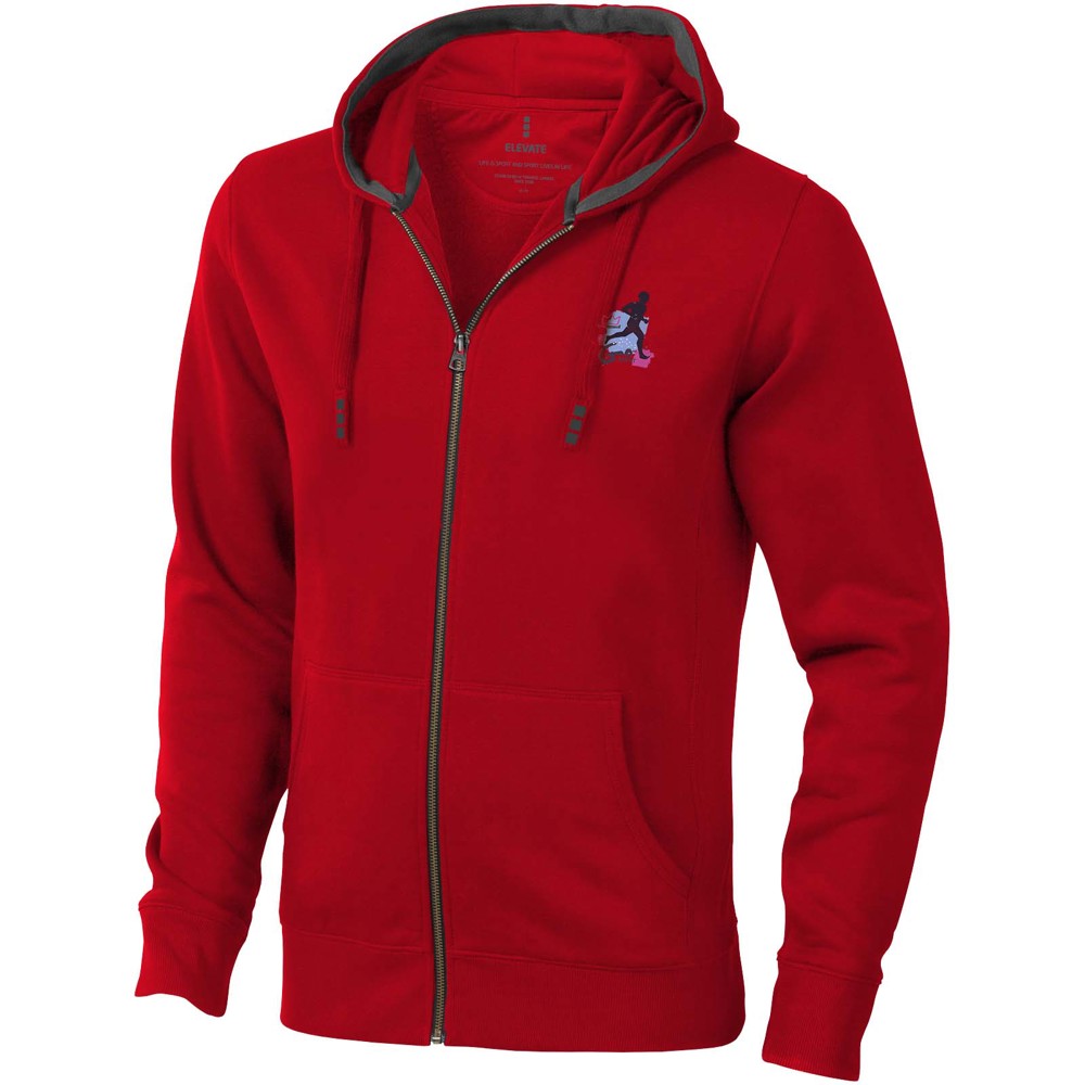 Arora 300 g/m² unisex hoodie met ritssluiting