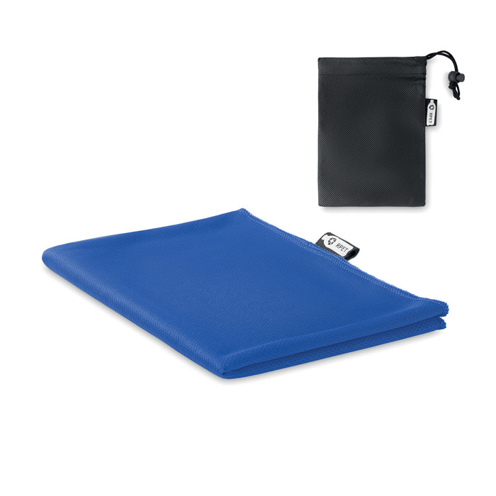 TUKO RPET - RPET sporthanddoek in zakje - Royal Blauw