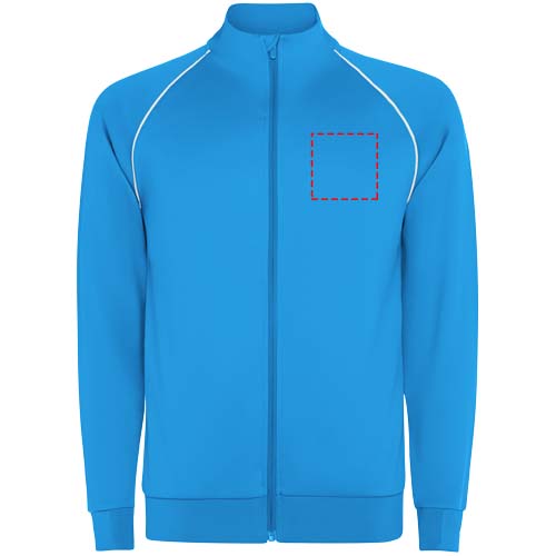 Valier herensweatshirt met doorlopende rits