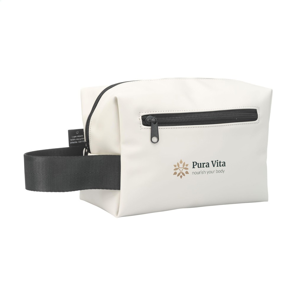 Lennon RCS Recycled Toiletry Bag - beige (± PMS 406C)