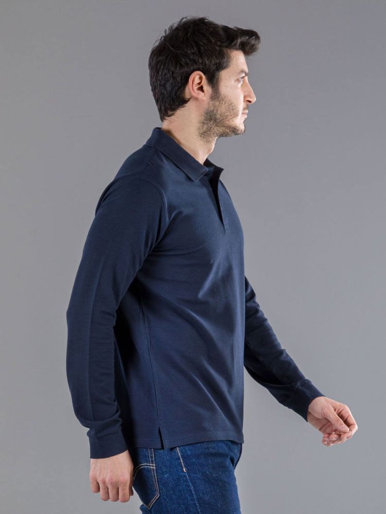 BS Evolution long sleeve polo, 180 gr/m²