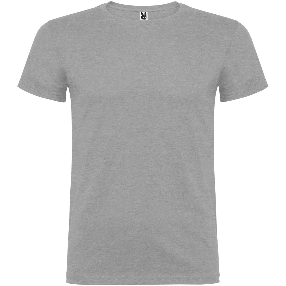 Beagle 155 g/m² herenshirt met korte mouwen - Gemêleerd grijs