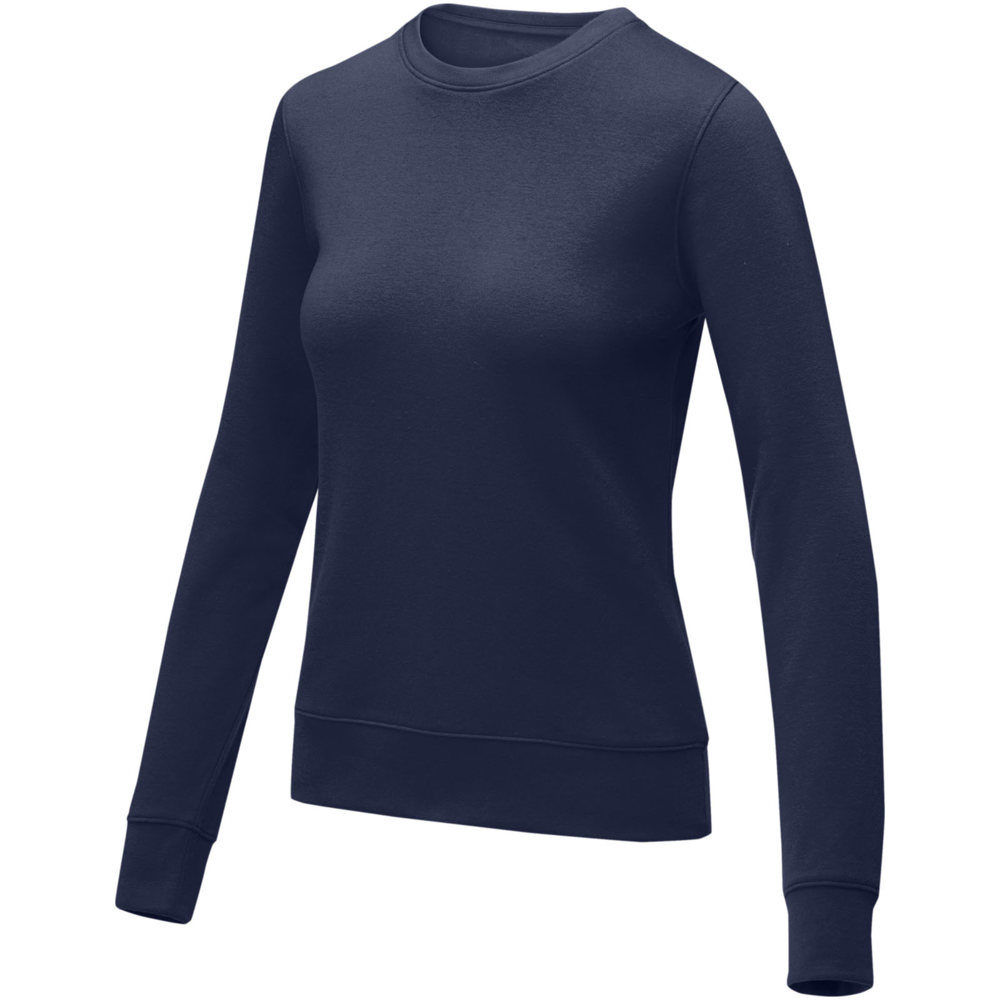 Zenon dames sweater met crewneck - Marineblauw