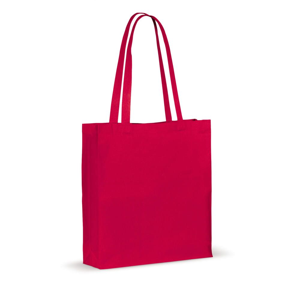 Schoudertas katoen OEKO-TEX® 140g/m² 38x10x42cm - Roze
