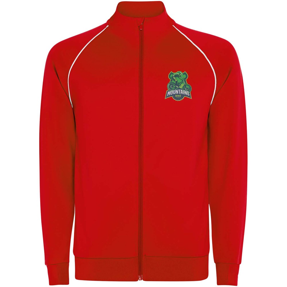 Valier herensweatshirt met doorlopende rits