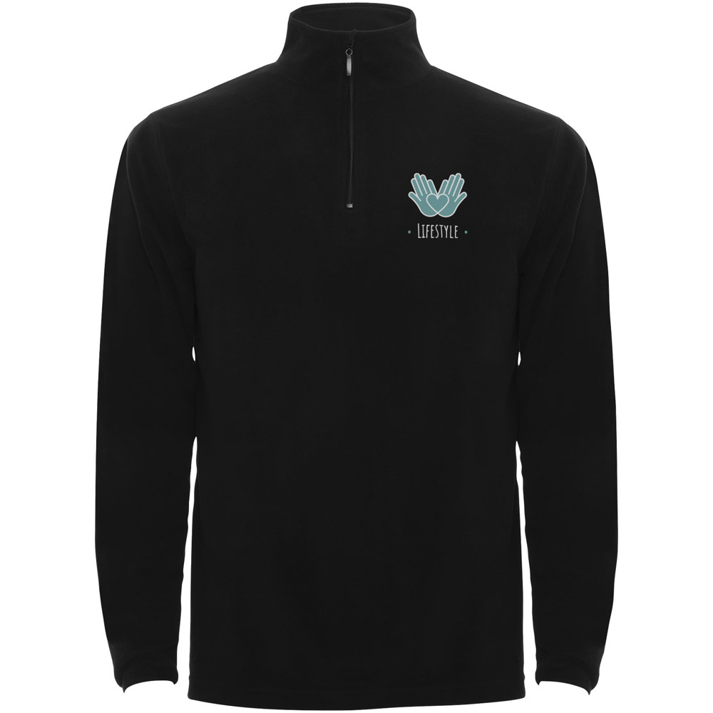 Himalaya fleece herenjack met kwartrits