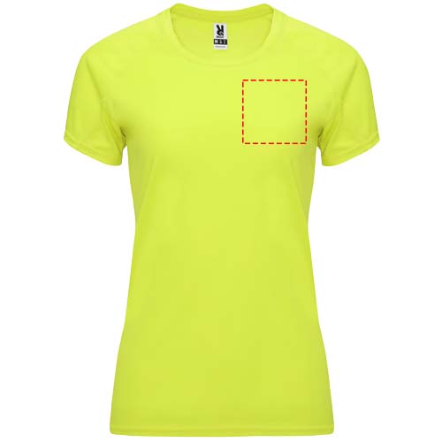 Bahrain 135 g/m² sportshirt met korte mouwen voor dames