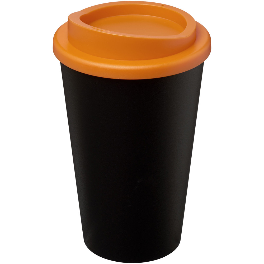 Americano® 350 ml geïsoleerde beker - Zwart, Oranje