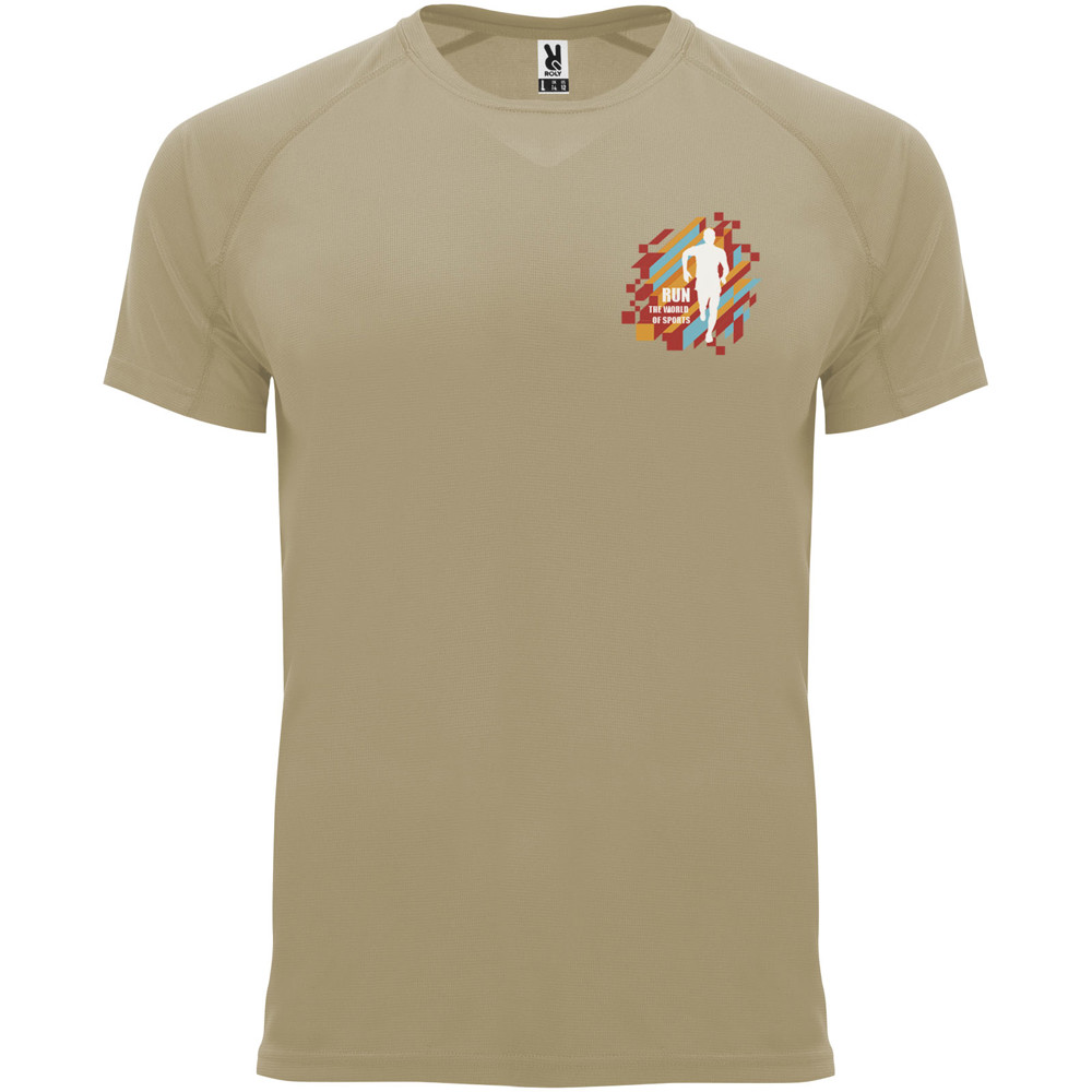 Bahrain 135 g/m² sportshirt met korte mouwen voor heren
