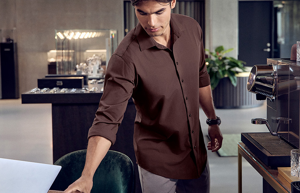 SEVEN SEAS Hybrid shirt | slim