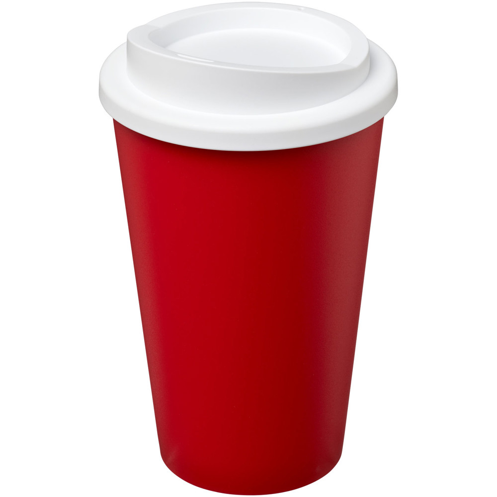 Americano® 350 ml geïsoleerde beker - Rood, Wit