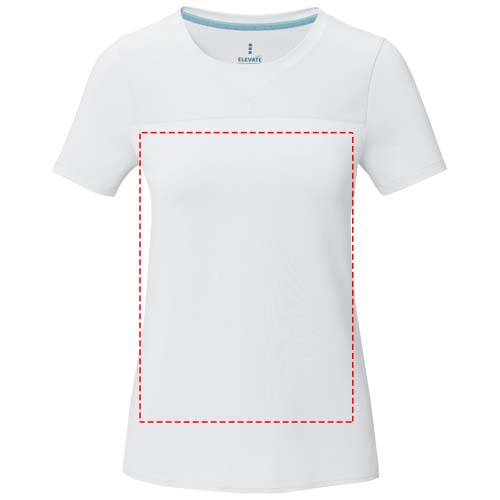 Borax 160 g/m² Dames T-shirt met korte mouwen, cool fit, GRS gerecycled