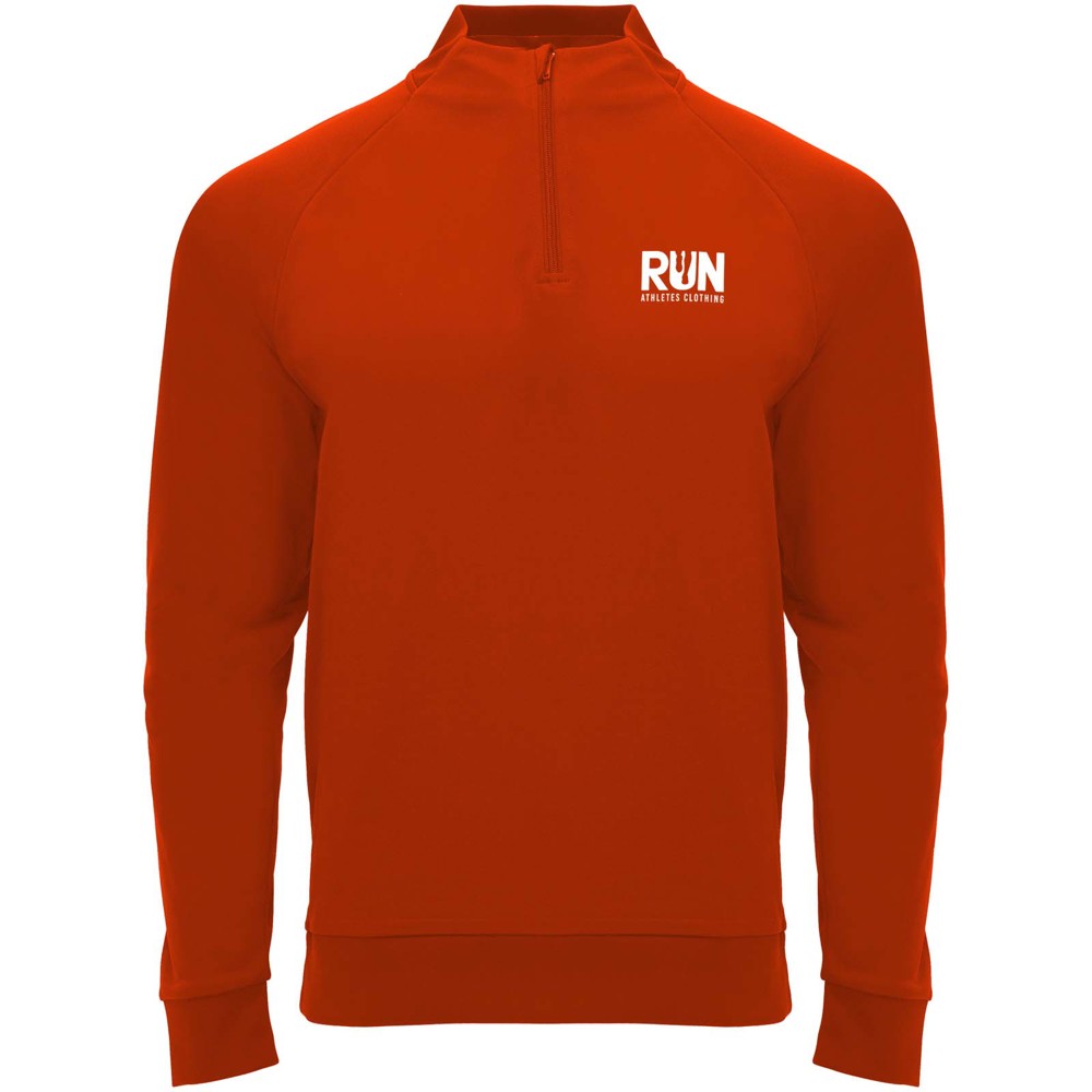 Epiro 200 g/m² unisex sweatshirt met lange mouwen en kwartrits