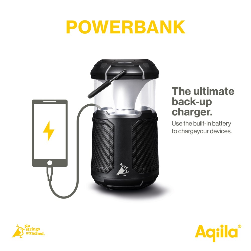 Aqiila Soundbird B10 Bluetooth Speaker met Lamp en Powerbank