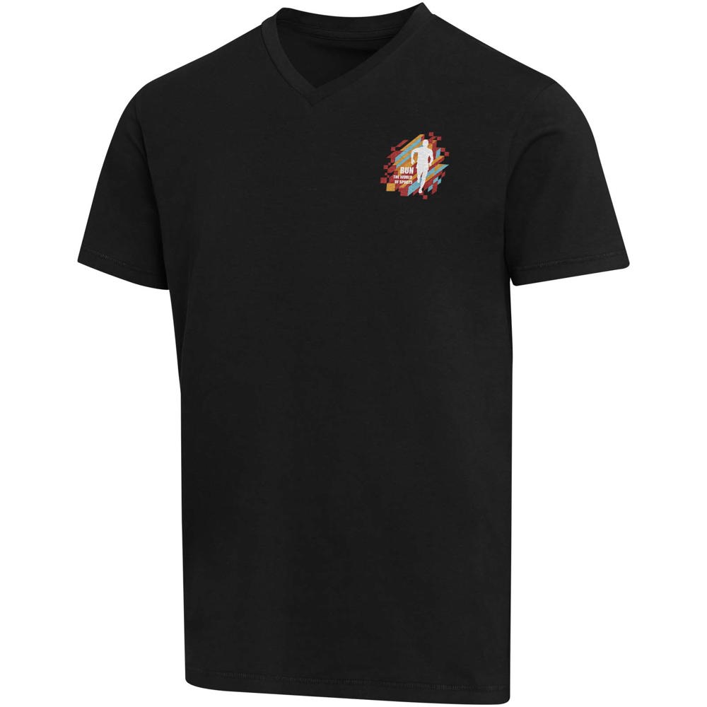 Balfour 200 g/m² unisex OCS organisch T-shirt met korte mouwen en V-hals