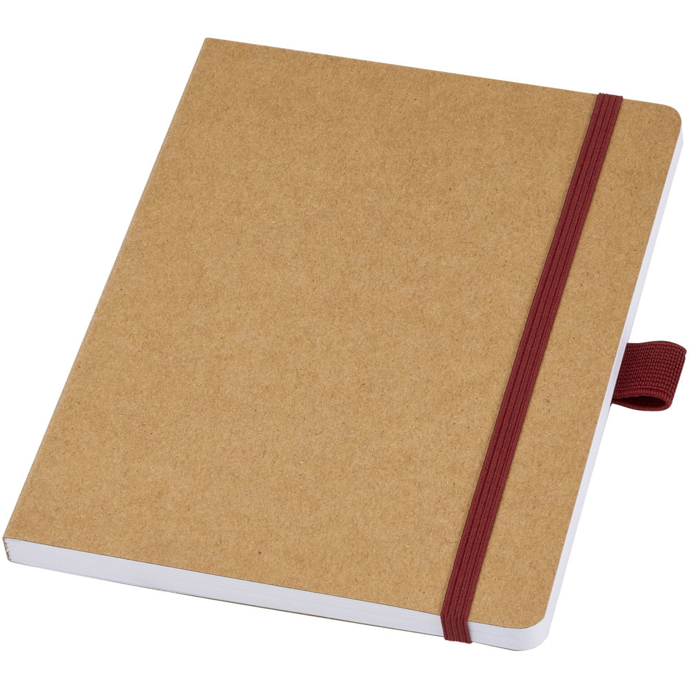 Berk notitieboek van gerecycled papier - Rood