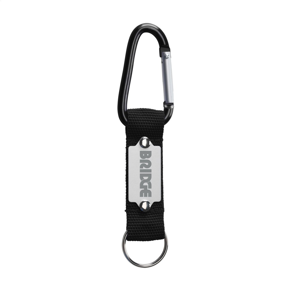 KeyTex karabijnhaak - zwart (± PMS Black)