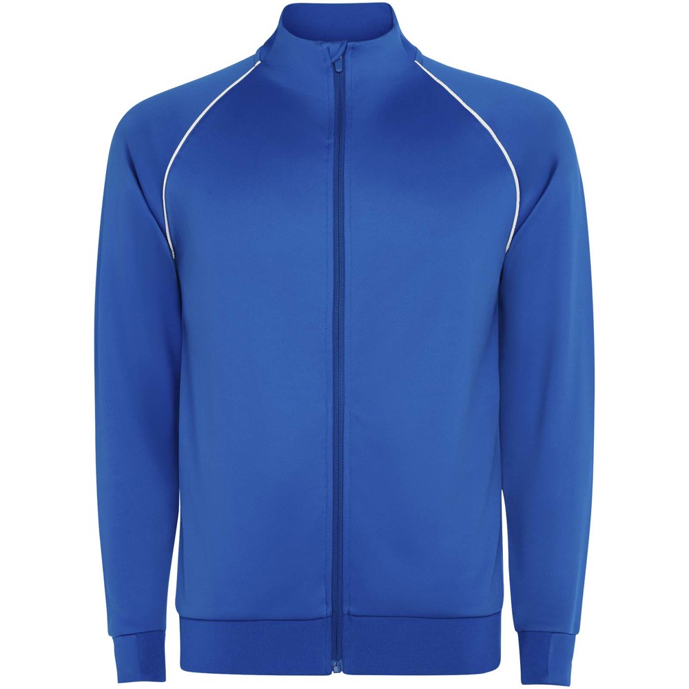 Valier-sweatshirt voor kinderen met doorlopende rits - Koningsblauw