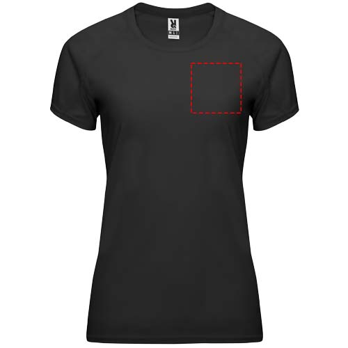 Bahrain 135 g/m² sportshirt met korte mouwen voor dames