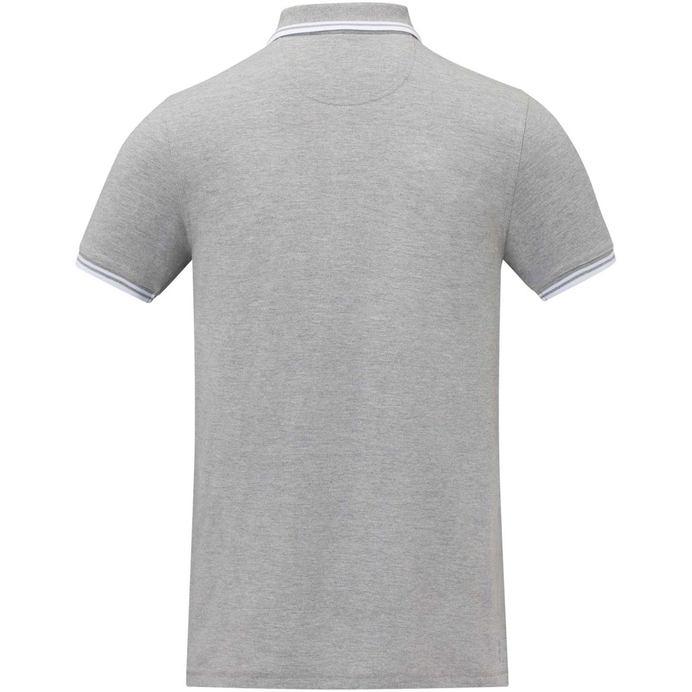 Amarago 200 g/m² tipping herenpolo met korte mouwen
