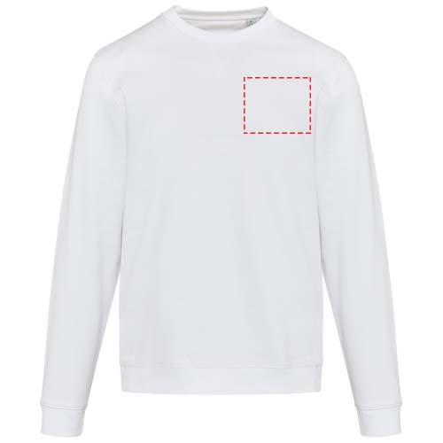 Jasper 280 g/m² unisex OCS gecertificeerde organische gerecyclede trui met ronde hals